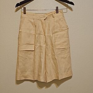 CYGNE DESIGN DIANE B LINEN VINTAGE SHORTS SIZE 6